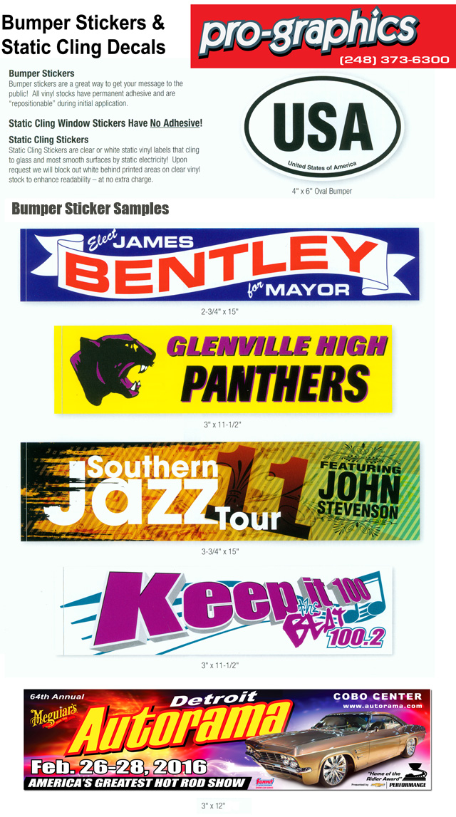 Bumper Stickers